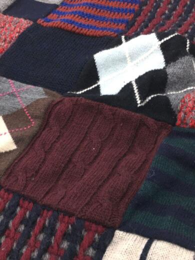 画像：COMME des GARCONS SHIRTパッチワークニット/W17511/セーター(厚手)/M/ウール/マルチカラー6