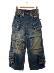 24AW/SUICIDE DENIM PANTS/M/デニム/IDG/BR24AW-P1002
