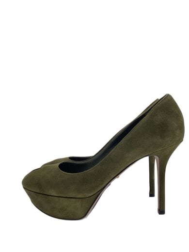 画像：sergio rossiパンプス/37.5/KHK/スウェード1