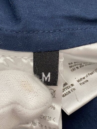 商品画像：22SS/SS SCHOOL SHIRT/半袖シャツ/M/コットン/NVY 5