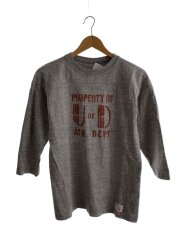 7分袖カットソー/38/コットン/GRY