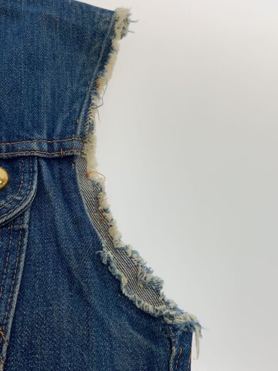商品画像：60s/カットオフ・スタッズカスタム/BLUEBELL/CONMAR ZIPPER/ベスト/38/IDG 6