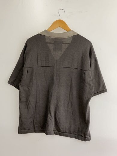 商品画像：25SS/OPEN COLLAR KNIT S/S SHIRT/1/レーヨン/GRY/ANC-KN20// 2