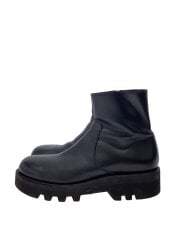 履きジワ、スレ有/サイドジップブーツ/44/BLK/牛革/2219-913