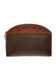 マカダム/OLD/使用感有/クラッチバッグ/PVC/BRW