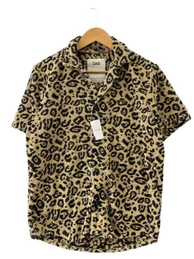 商品画像：OAS/Leo Cuba Terry Shirt/半袖シャツ/M/コットン/CML/レオパード/7003-59// 1