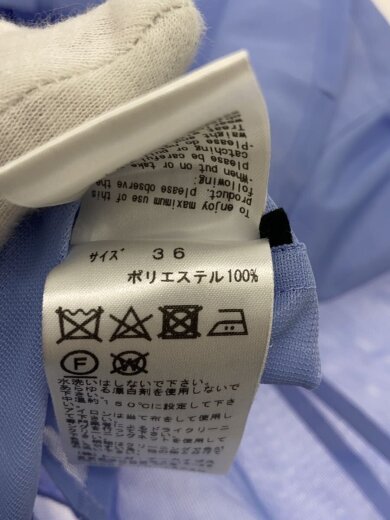 商品画像：20SS/ポリエステルメッシュシャツ/半袖シャツ/36/ポリエステル/BLU/TP01-FJ233 4