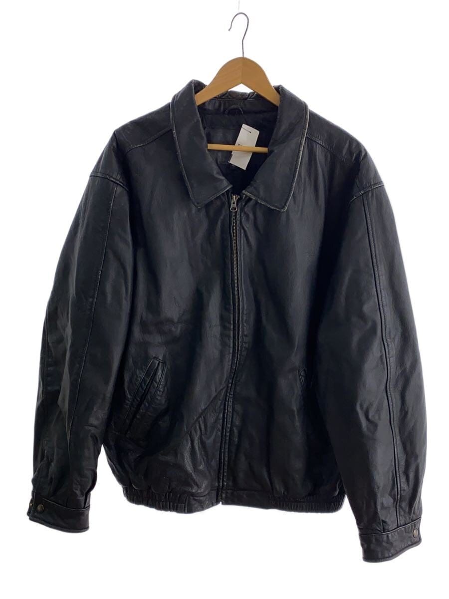 その他ブランド / TRADER BAY/スレ・傷有/レザージャケット・ブルゾン/XL/レザー/BLK//