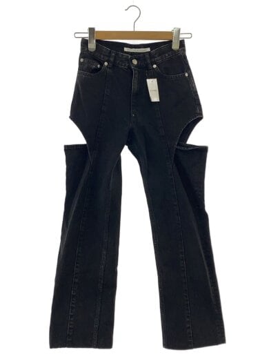 商品画像：WASHED DENIM HOLLOWED OUT PANTS/XS/デニム/BLK/JLSW-49// 1