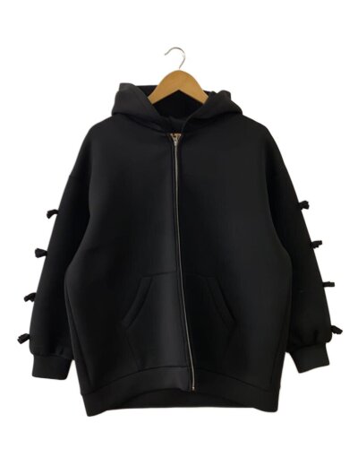 商品画像：ダメージ有/24SS/DDリボンジップパーカー/FREE/ポリエステル/BLK/112441006// 1