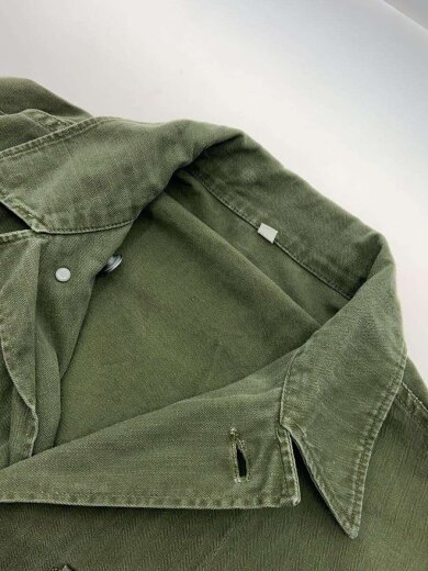 商品画像：40s/M-43/ユーティリティジャケット/HBT/13スターボタン/長袖シャツ/34R/--/KHK// 5