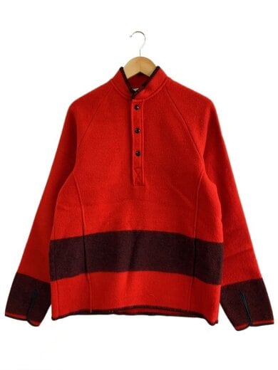 商品画像：70s/ハーフスナップ/ジャケット/M/ウール/RED// 1