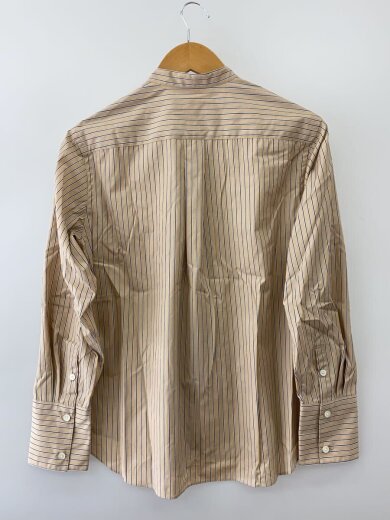 商品画像：25AW/コットンブロードタイブラウス/36/コットン/BEG/ストライプ/12-01-54-01134 2