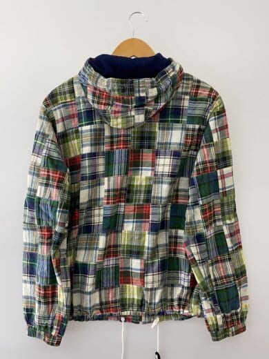 商品画像：マドラスチェック/パッチワーク/サイズ170/ブルゾン/--/コットン/マルチカラー/チェック 2