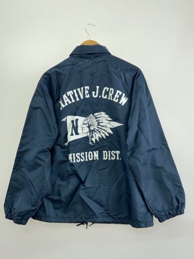 商品画像：MISSION DISTRICT/NATIVE J.CREW/コーチジャケット/XL/ナイロン/NVY 2