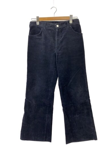 商品画像：70s-/ベロアフレアパンツ/42TALON ZIPPER/色褪せ有/33/コットン/BLK// 1