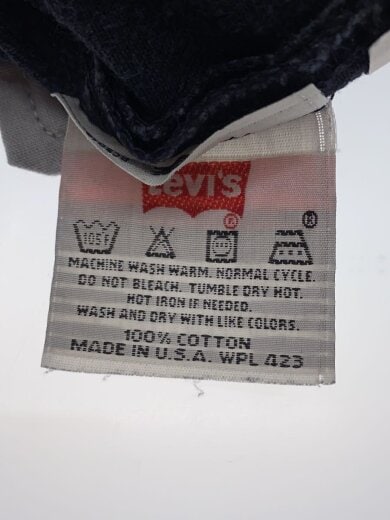 商品画像：90s/501/後染めブラック/サルファ/カットオフ/クロップドパンツ/32/コットン/BLK// 5