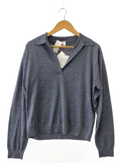 商品画像：ウールハイゲージ スキッパーニット/FREE/ウール/GRY/8613-1-050264 1