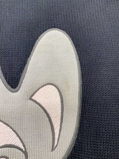 商品画像：毛羽立ち・薄ヨゴレ有/半袖ニット/M/コットン/BLK/143M656AT294 6