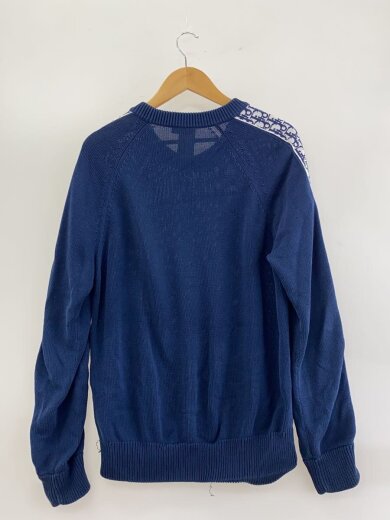 商品画像：薄ヨゴレ・毛羽立ち・ホツレ有/オブリークラインニット/M/コットン/NVY/943M672AT072 2