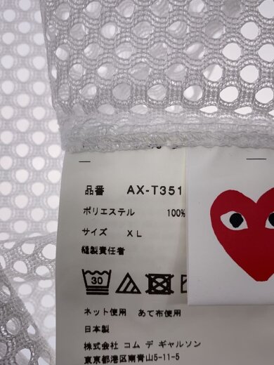 商品画像：25SS/Polyester Mesh/カットソー/XL/ポリエステル/WHT/AX-T351 4
