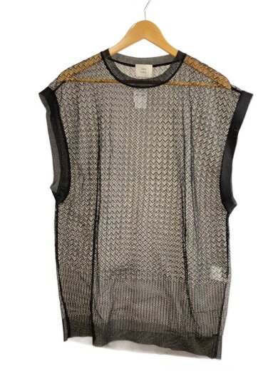商品画像：22SS/Sheer mesh VEST/2/ナイロン/BLK/F22S-25// 1