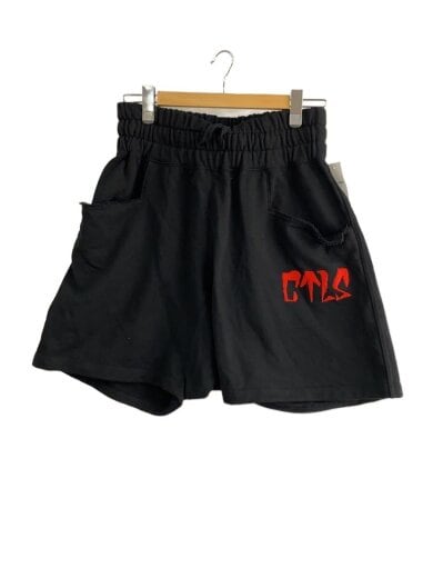 商品画像：ショートパンツ/2/コットン/BLK/240101CN07// 1