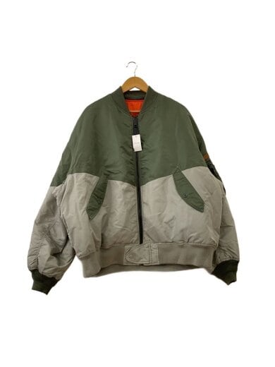商品画像：PATCHED MA-1 JACKET/ブルゾン/5/ナイロン/KHK/783-3952030 1