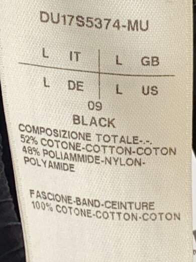 商品画像：17SS/サルエルパンツ/L/コットン/BLK/du17s5374-mu 5