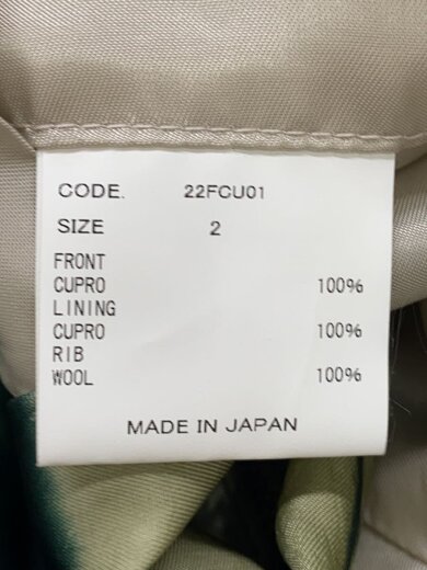 商品画像：22AW/ZIP UP BLOUSON/ブルゾン/2/キュプラ/GRN/総柄/22FCU01 4