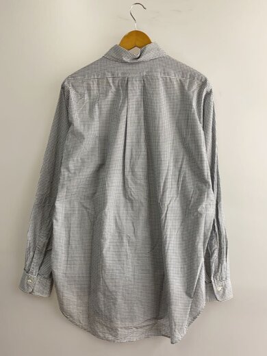 商品画像：90s/USA製/ボタンダウンシャツ/長袖シャツ/L/コットン/WHT/チェック// 2
