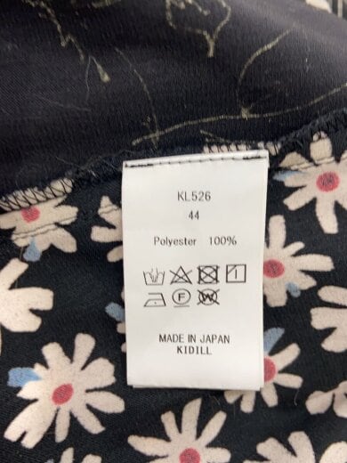 商品画像：シャツワンピース/44/ポリエステル/BLK/花柄/KL526 5