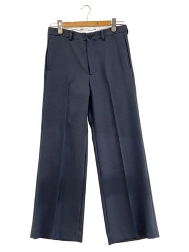 商品画像：24SS/SEMI FLARE SILHOUETTE SLACKS/M/ポリエステル/NVY/24SS-PA9-007 1