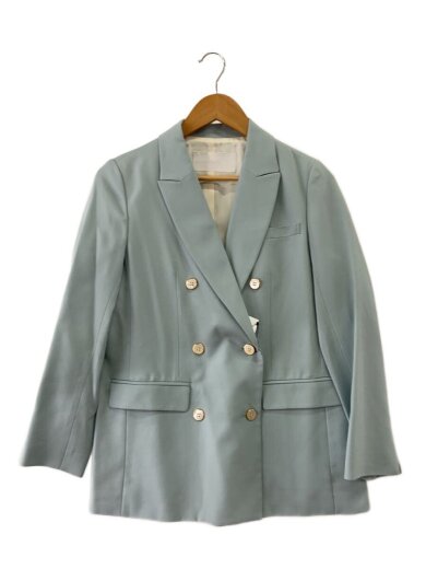 商品画像：22SS/ウォッシャブルストレッチダブルジャケット/36/ポリエステル/BLU/2-0030-1-05-004 1