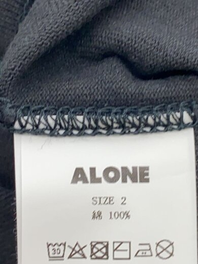 商品画像：ALONE/25SS/ビッグフットボールT/長袖Tシャツ/2/コットン/BLK 4