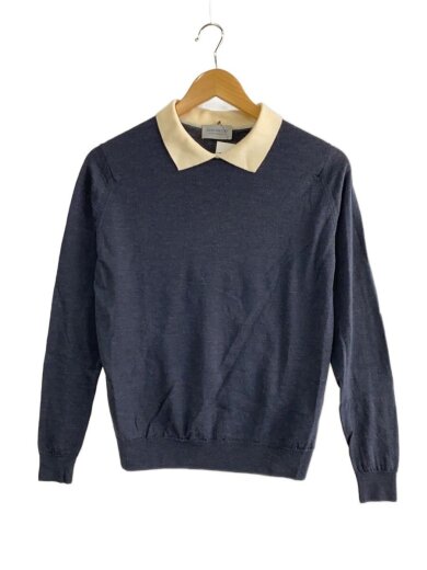 商品画像：襟付き/ニット・セーター(薄手)/M/ウール/GRY 1