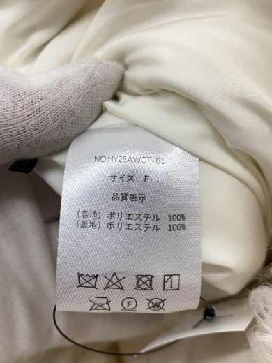 商品画像：HYEON/25AW/poodle coat/FREE/ポリエステル/WHT/HY25AWCT-01 4