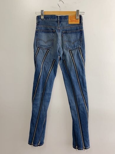 商品画像：25AW/ジップアップフレアデニムパンツ/XS/デニム/IDG/JP-P202/AD2025// 2