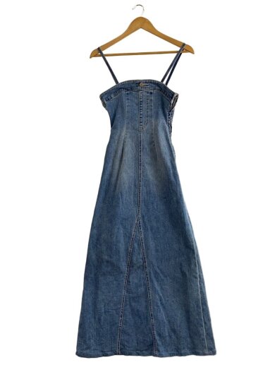 商品画像：25SS/デニムベアロングワンピース/S/デニム/IDG/372520300201-01// 1