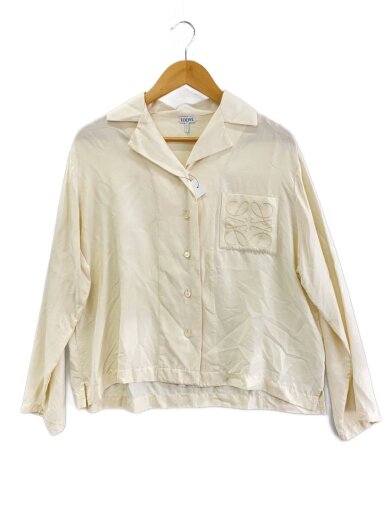 商品画像：アナグラム刺繍/長袖シャツ/36/シルク/IVO/S359Y05X37 1