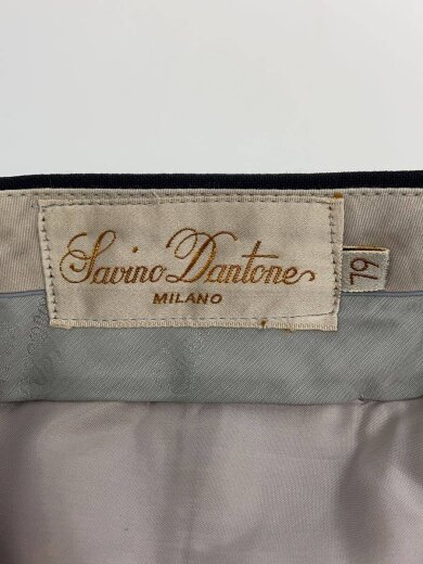 商品画像：Savino Dantone/ノータックワイドスラックッス/スラックスパンツ/--/ウール/BLK// 4