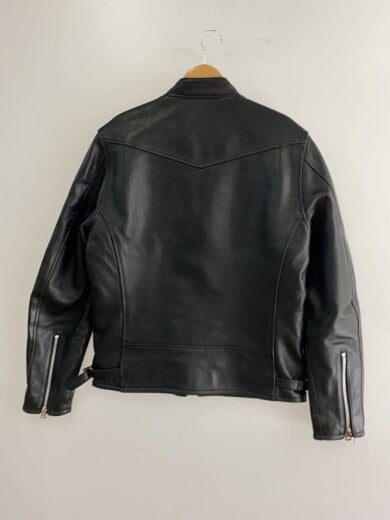 商品画像：70s SINGLE RIDERS JACKET/シングルライダースジャケット/M/羊革/BLK// 2