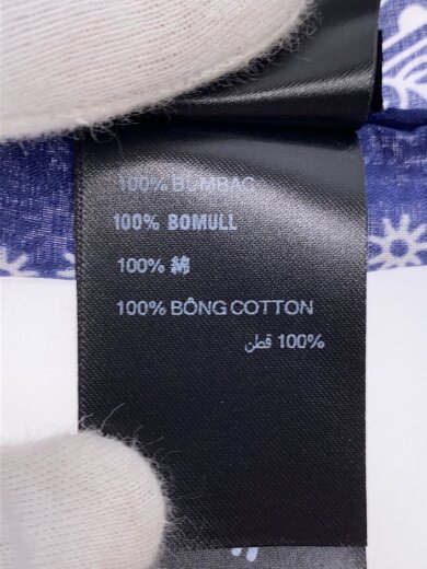 商品画像：プリントポプリンスカーフ/コットン/NVY/ペーズリー/レディース/5FF034// 3