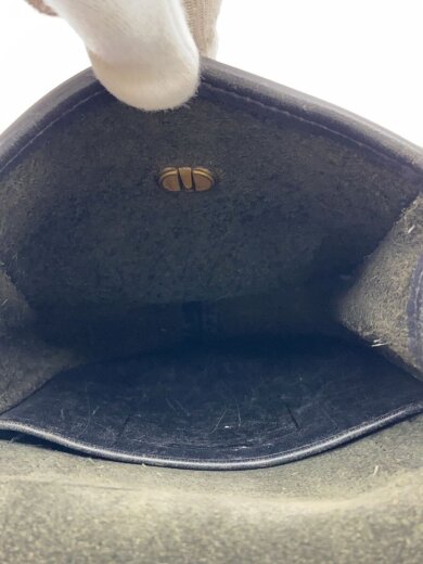 画像：COACHOLD/スレ・状態考慮/ターンロック/ショルダーバッグ/レザー/BLK6