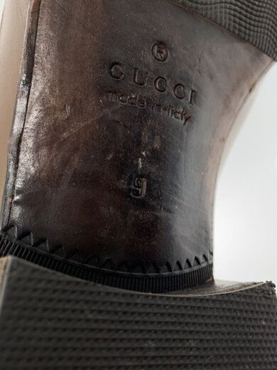 商品画像：23AW/フリンジローファー/ソール擦れ、つま先傷有/UK9/BRW/レザー/714680 5