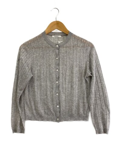 商品画像：ラメニット刺繍カーディガン(薄手)/38/レーヨン/GRY/2131-52521 1