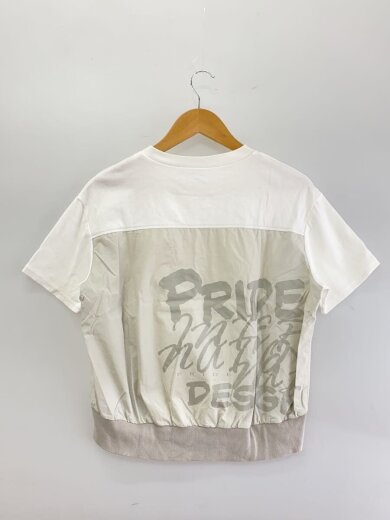 商品画像：切替半袖カットソー/38/コットン/WHT/1741-62413 2