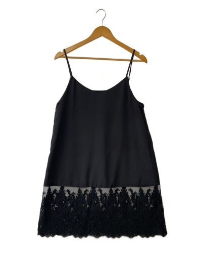 商品画像：25AW/Satinレースキャミソールワンピース/one/ポリエステル/BLK/25040900211130 1