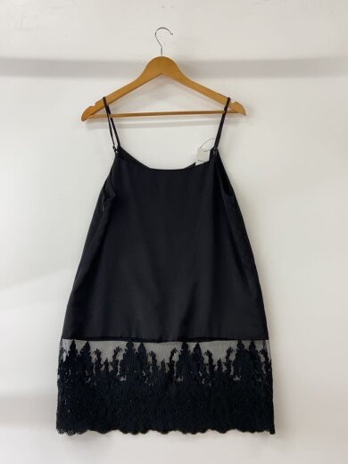 商品画像：25AW/Satinレースキャミソールワンピース/one/ポリエステル/BLK/25040900211130 2