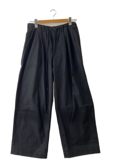 商品画像：24AW/TRIPLE PLEATED EASY TROUSERS/着用/3/コットン/BLK/A24C03PT0// 1